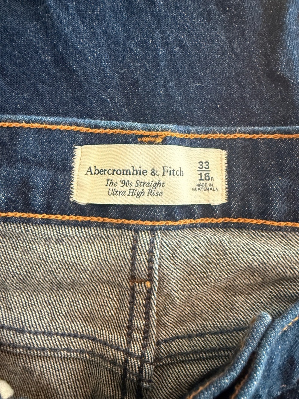 Abercrombie  jeans high-rise 33